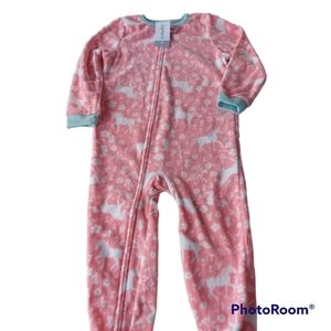 3/$25 Carter Girl Unicorn 🦄 Footie Pajama.